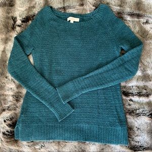 LOFT dark teal sweater